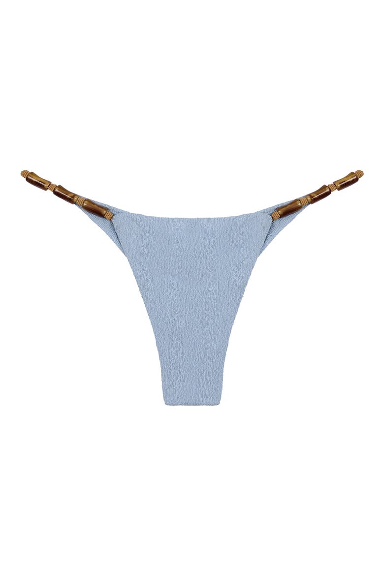Firenze Lesley Beaded Bikini Bottoms, Alternate, color, BLUE