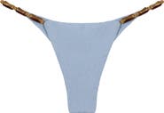 ViX Paula Hermanny Firenze Lesley Beaded Bikini Bottoms