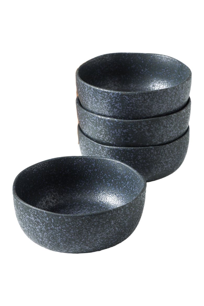 Tom Stoneware 4-Piece Bowl Set, Alternate, color, Gray and Blue
