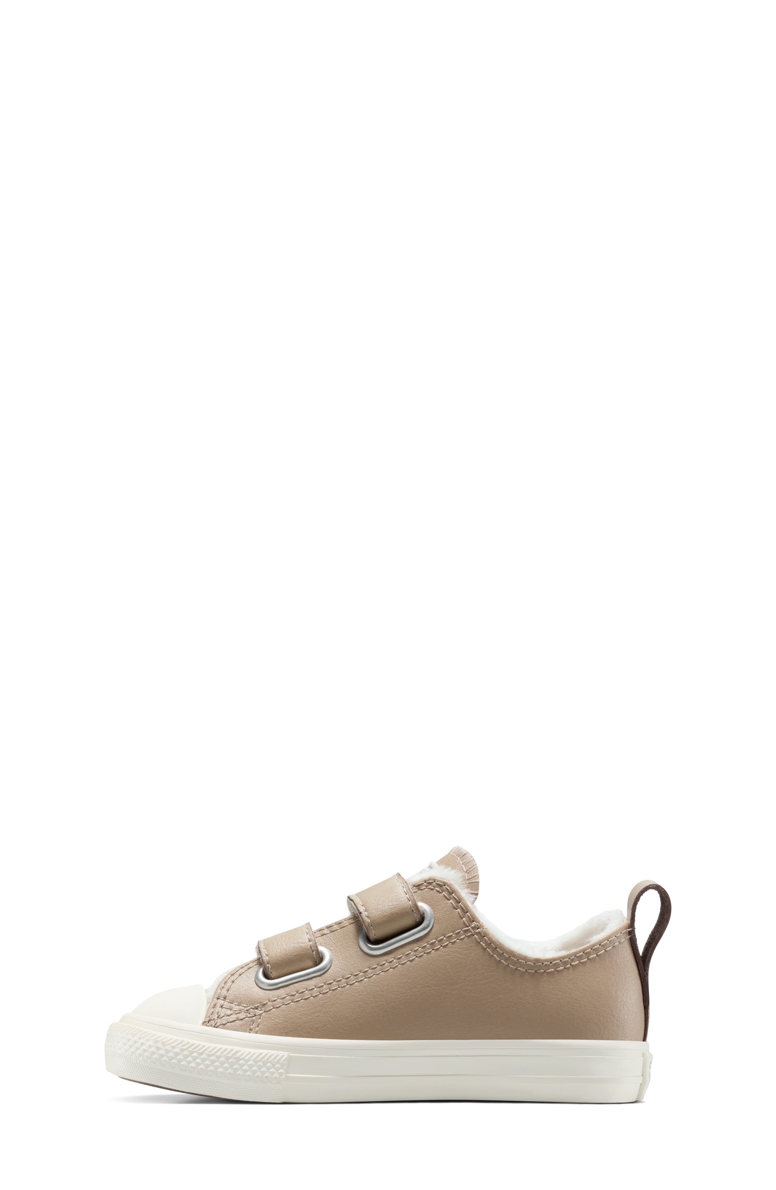 Converse Kids
 Chuck Taylor<sup
®</sup
 All Star Fuzzy Trim Sneaker, Alternate, color, Vintage Cargo/ Egret/ Egret