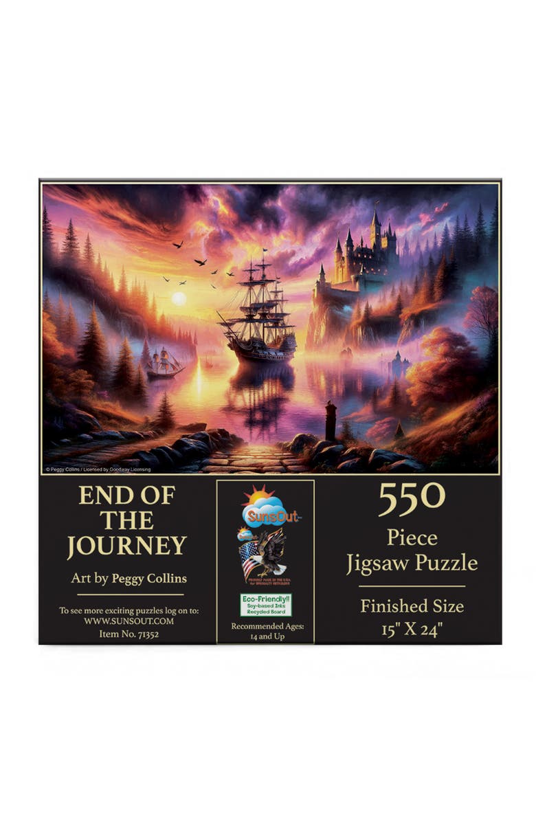 Sunsout End of Journey 550 piece Jigsaw Puzzle for Adults, Alternate, color, Multicolor