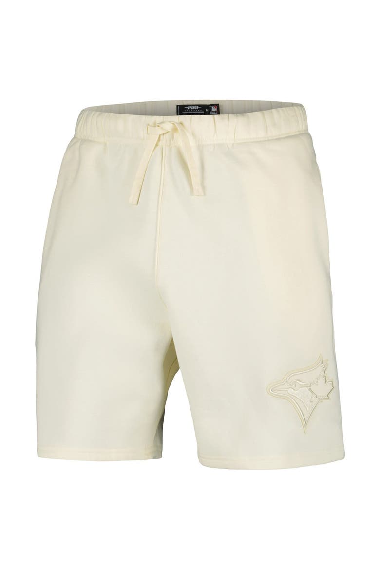 Men's Pro Standard Cream Toronto Blue Jays Neutral Fleece Shorts, Alternate, color, Cream