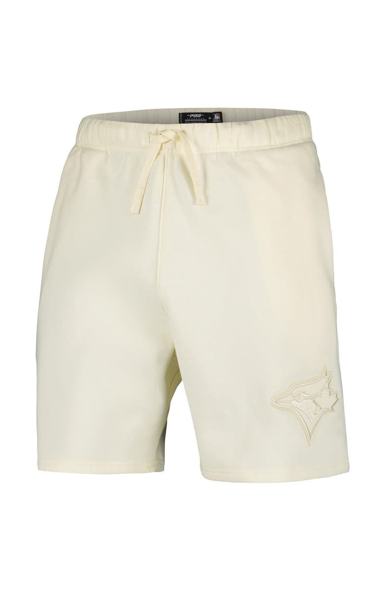 PRO STANDARD Men's Pro Standard Cream Toronto Blue Jays Neutral Fleece Shorts, Alternate, color, Cream