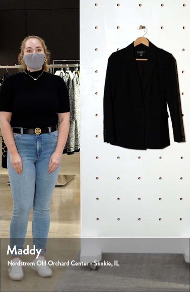 One Button Blazer, sales video thumbnail