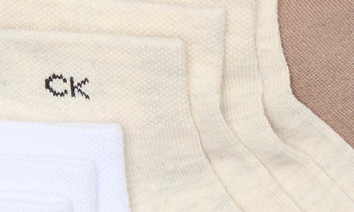 Calvin Klein 6-pack Quarter Cut Socks In Multi