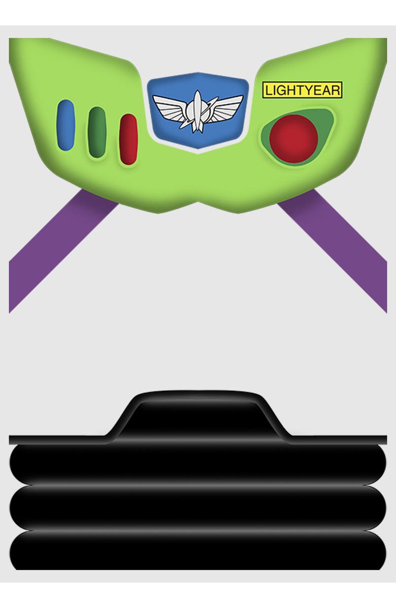 Toy Story Men's Toy Story Buzz Lightyear Costume Tee  Graphic T-Shirt, Alternate, color, White