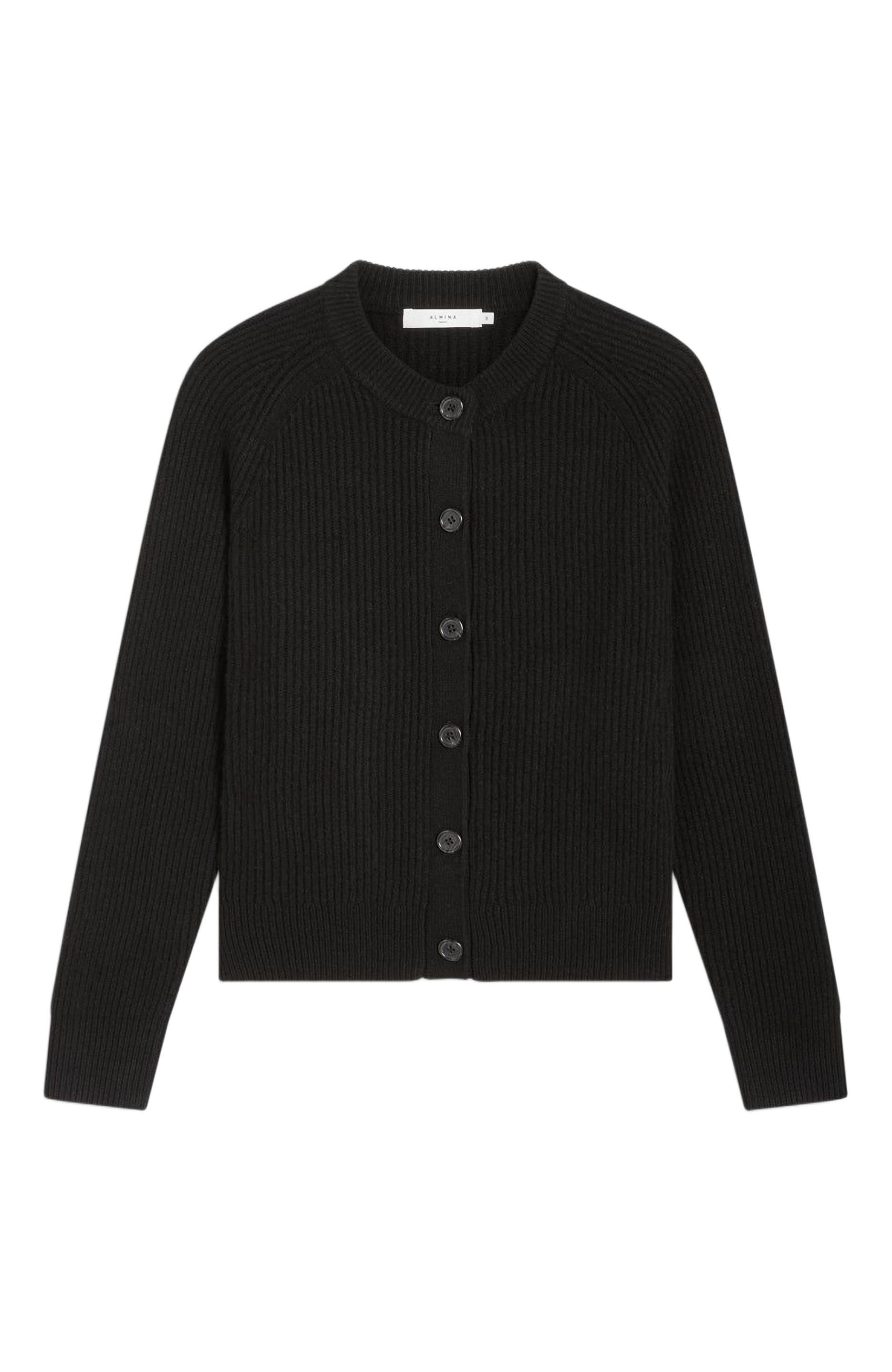 Button Up Wool Cropped Cardigan - image 2