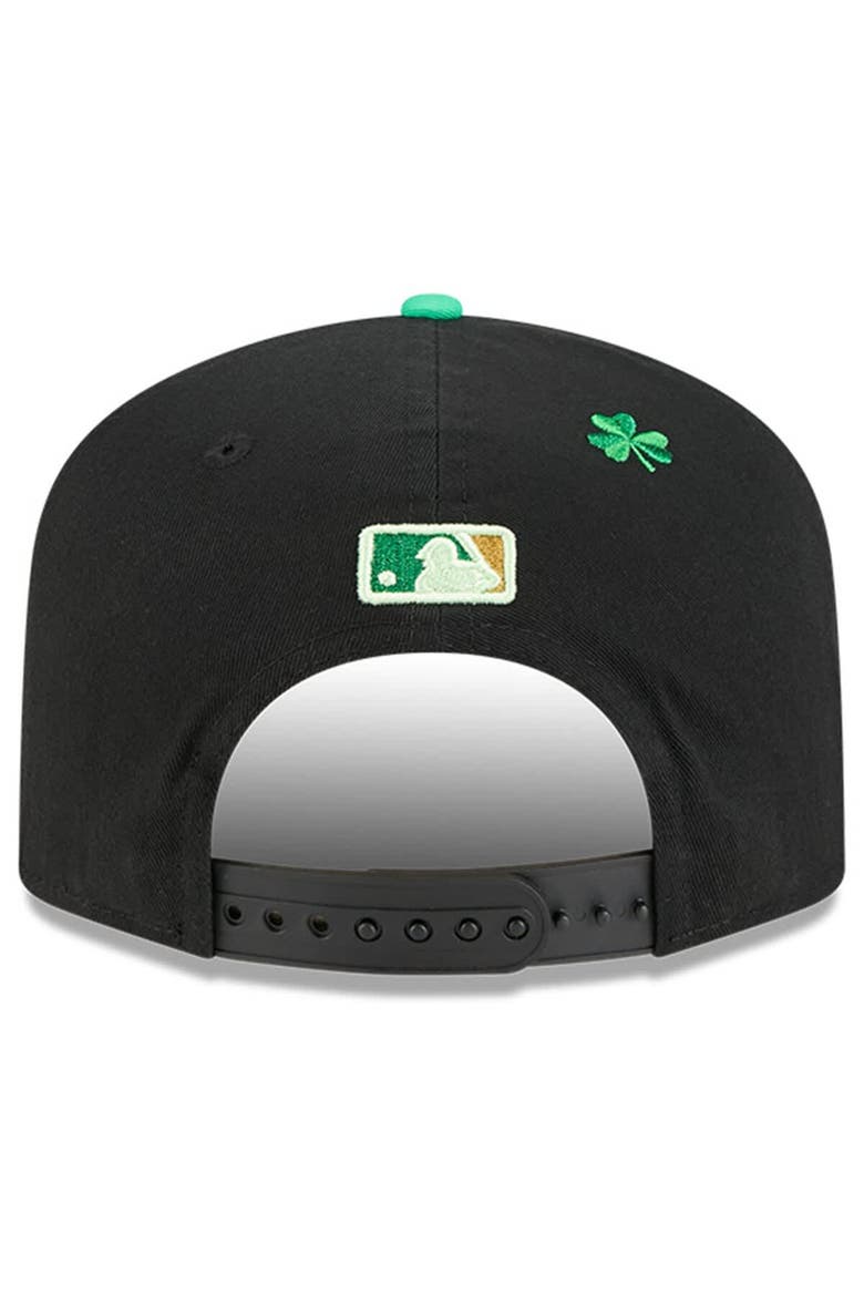 Men's New Era  Black St. Louis Cardinals 2026 St. Patrick's Day 19TWENTY Adjustable Hat, Alternate, color, Black