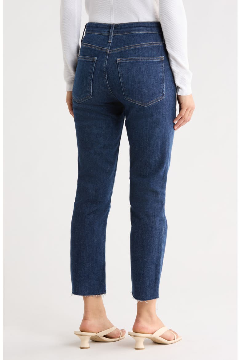 Rachael Fab Ab Raw Hem High Waist Crop Mom Jeans, Alternate, color, DELIGHT