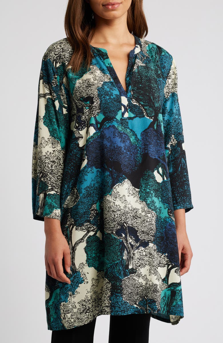 Masai Copenhagen Gali Print Tunic Top, Main, color, 
