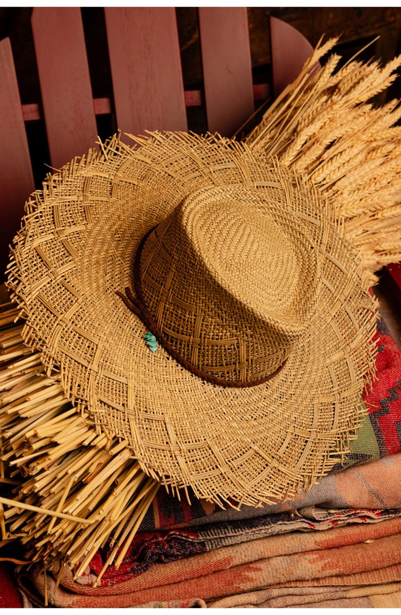 Fortela Caribe Straw Hat, Alternate, color, Natural