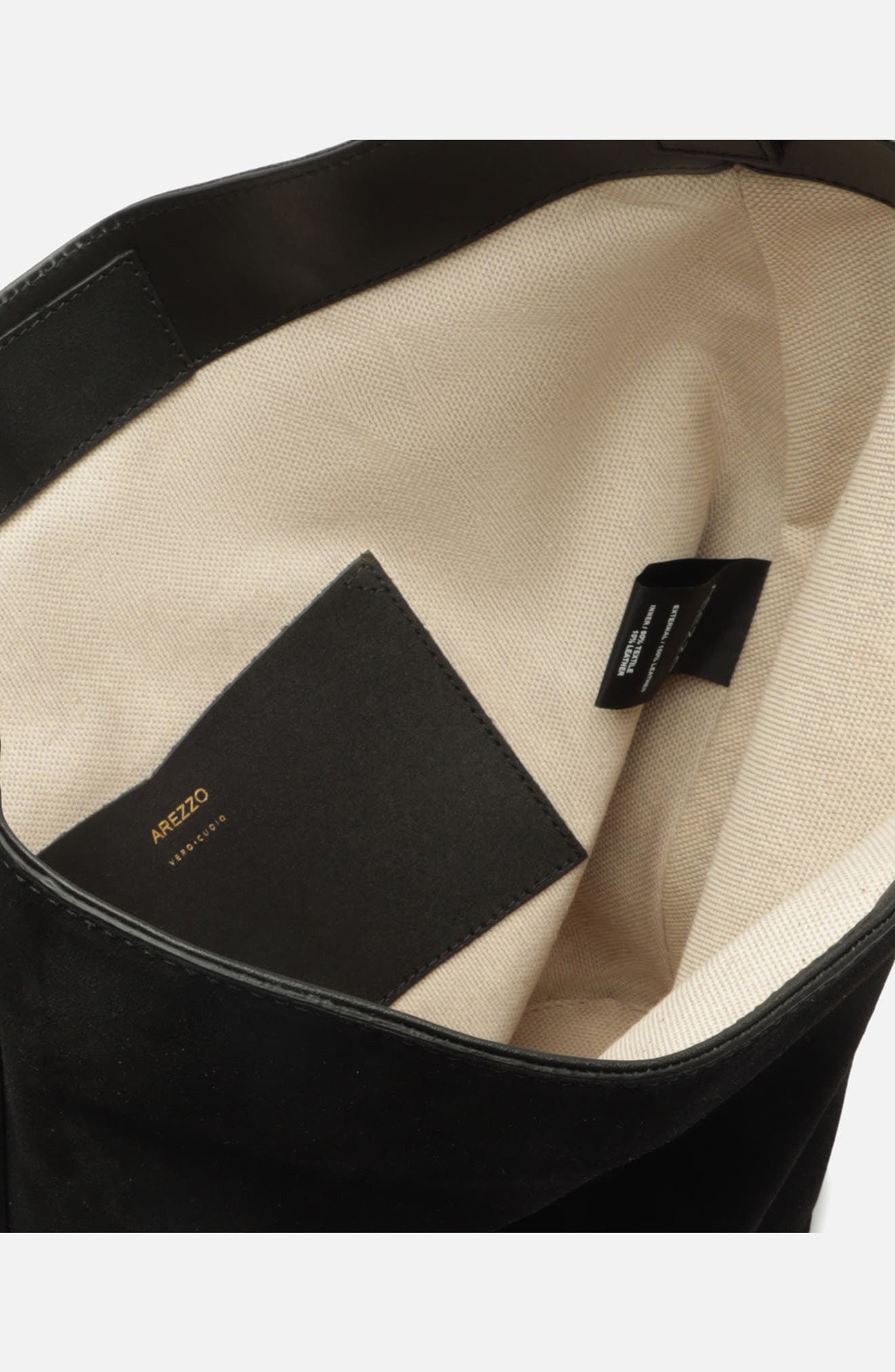 Arezzo Large Simone Suede Hobo Bag, Alternate, color, 