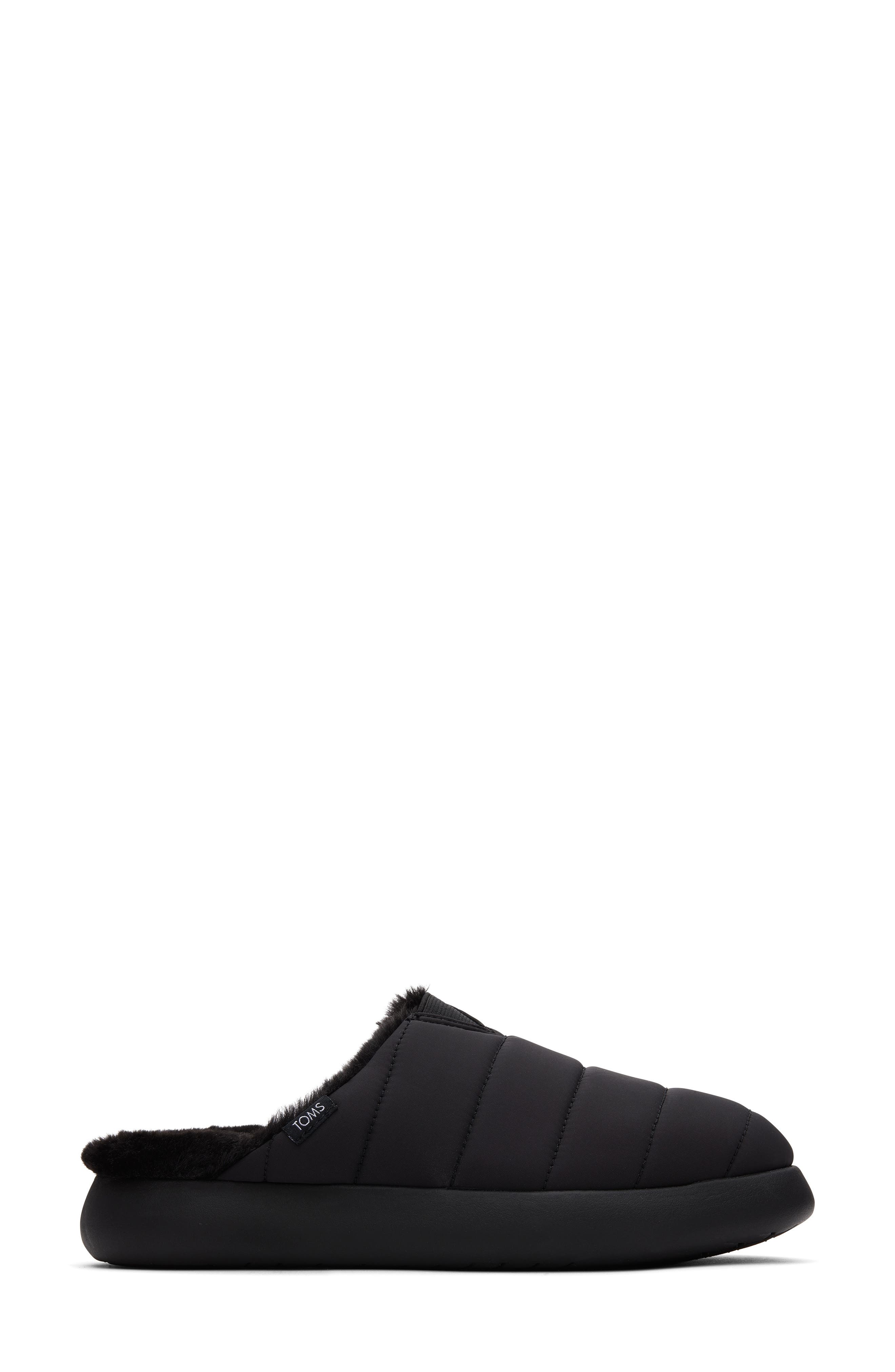 TOMS Mallow Faux Fur Mule, Alternate, color, 