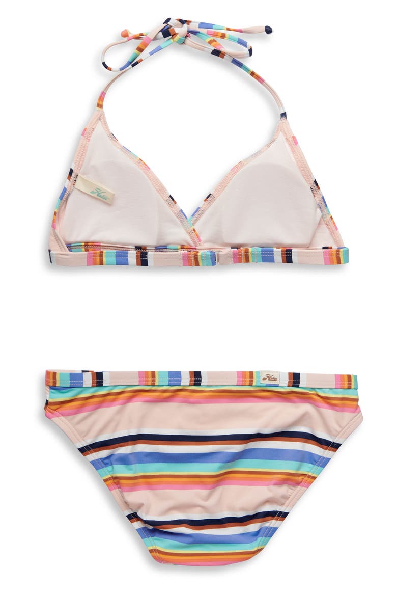 Stripe Two-Piece Swimsuit, Alternate, color, MULTI