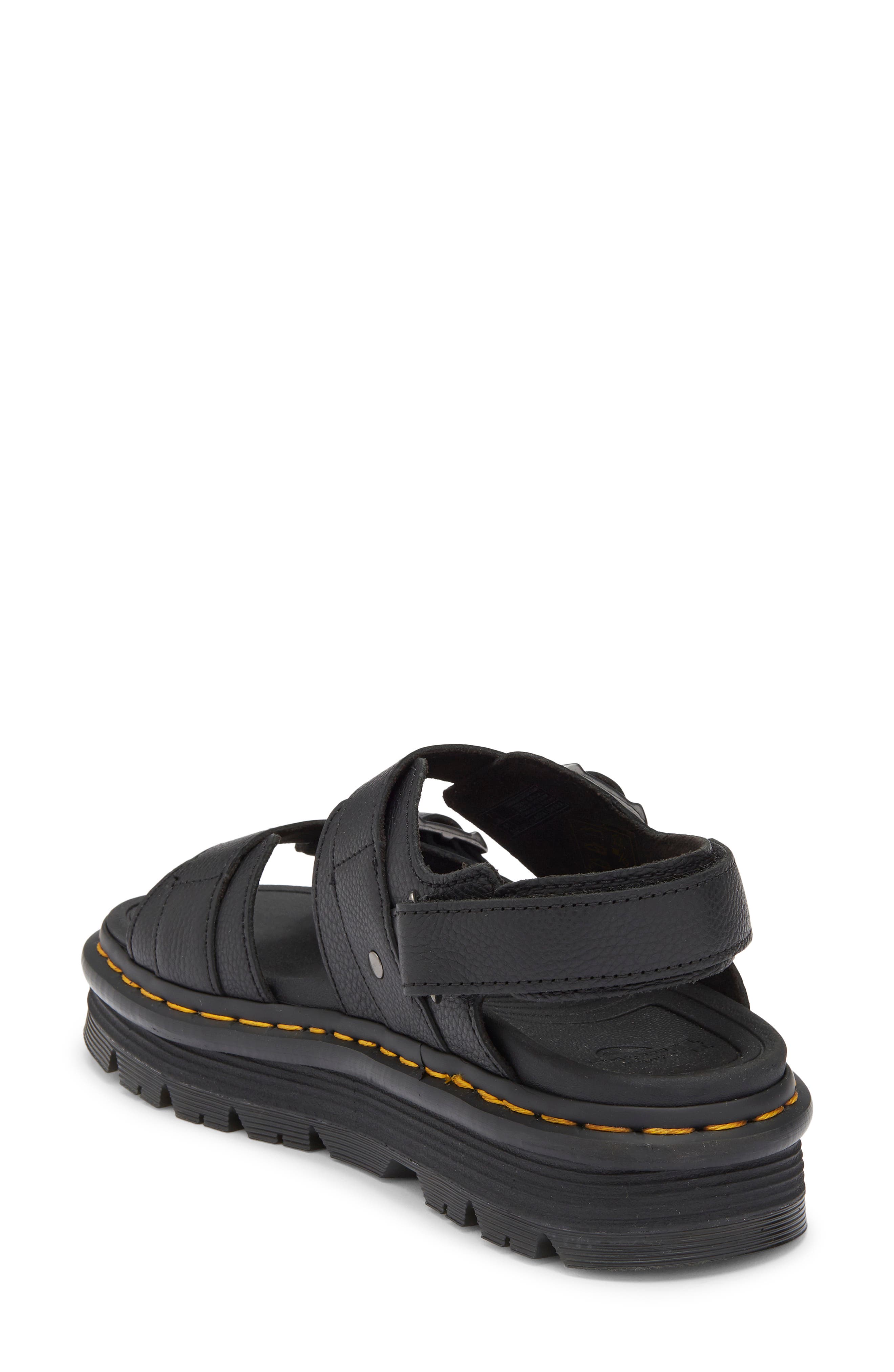 Dr. Martens Zebzag Sandal, Alternate, color, Black