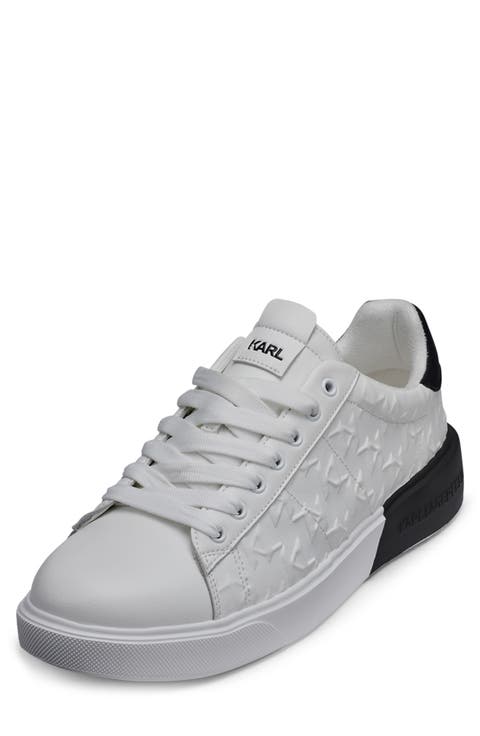 Grid Logo Embossed Sneaker (Men)