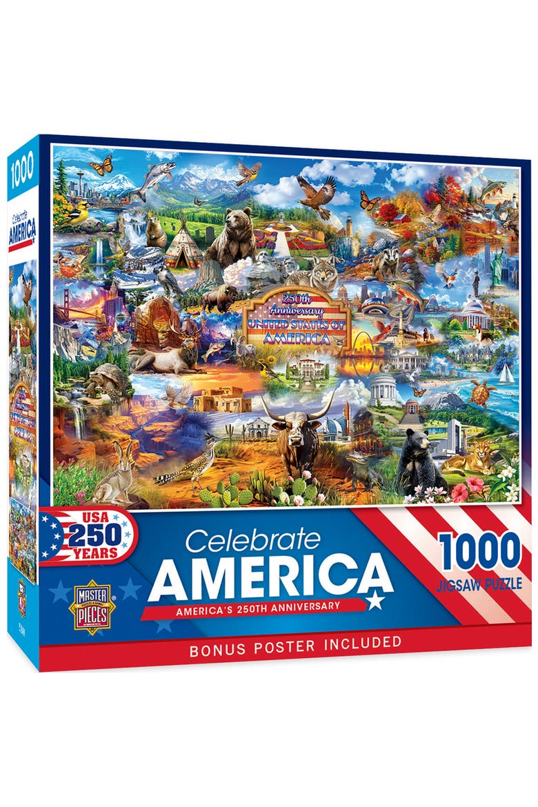 America's 250th 1000 Piece Jigsaw Puzzle, Main, color, Multicolor