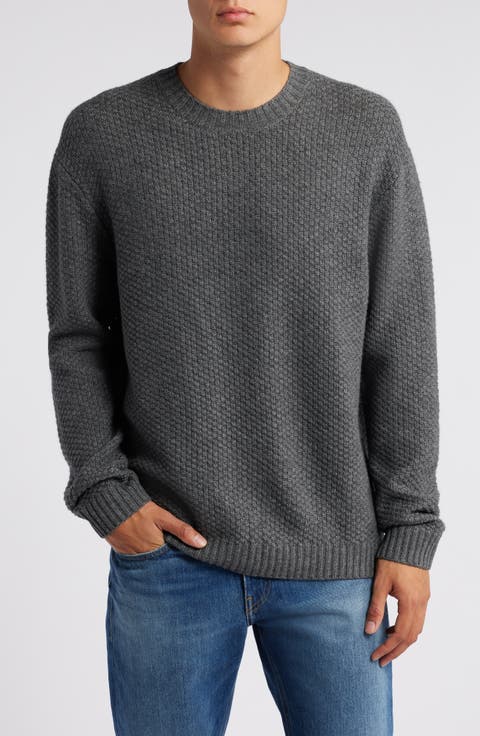 Textured Wool & Cashmere Sweater