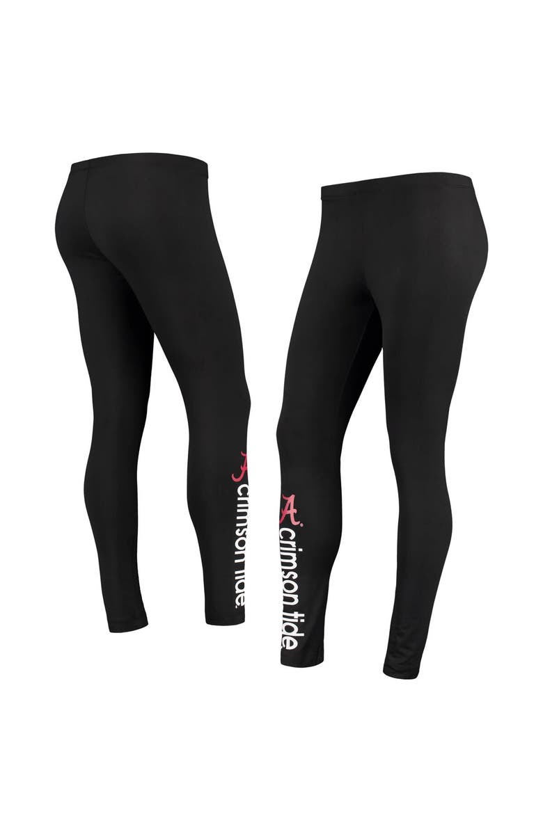 G-III 4HER BY CARL BANKS Women's G-III 4Her by Carl Banks Black Alabama Crimson Tide Post Season Leggings, Main, color, 