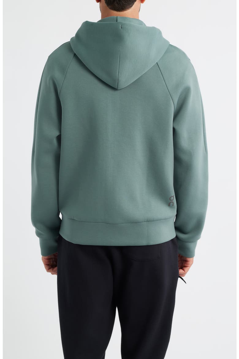 Focus Tech Zip Hoodie, Alternate, color, OLIVE