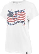 '47 Women's '47 White Chicago Cubs Americana Regional Frankie T-Shirt