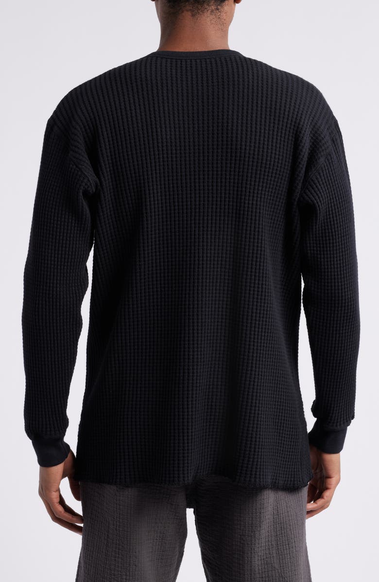 STANDARD ISSUE Thermal Knit Long Sleeve T-Shirt, Alternate, color, Black