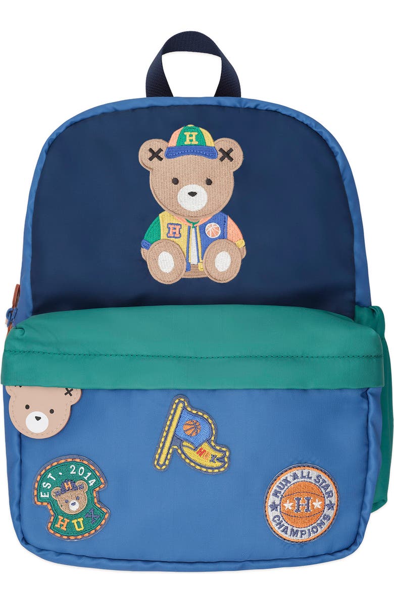 Huxbaby Hux Colour Block Varsity Backpack, Main, color, Multi