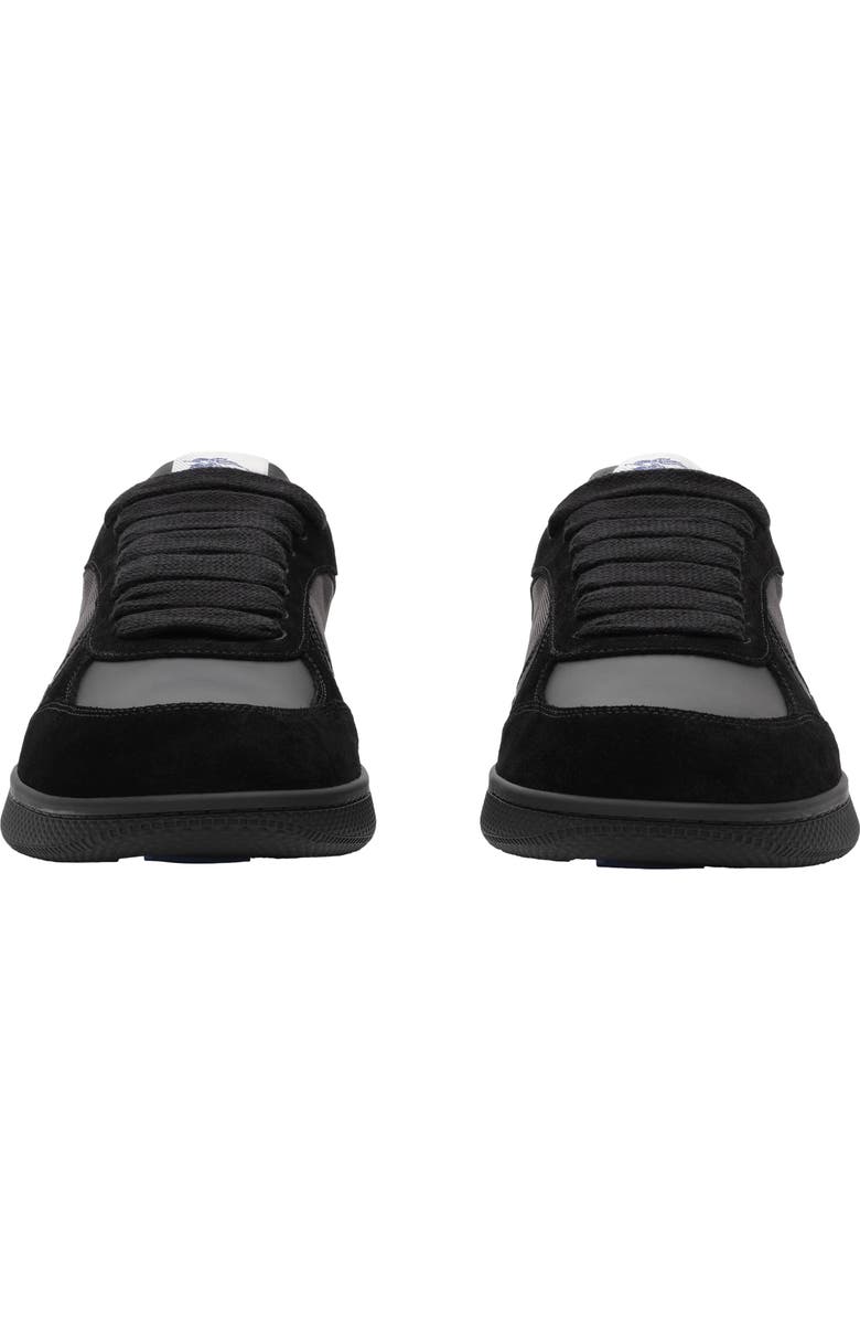 Burberry Terrace Check Leather & Canvas Sneaker, Alternate, color, Black/ Irongrey/ Ipchec