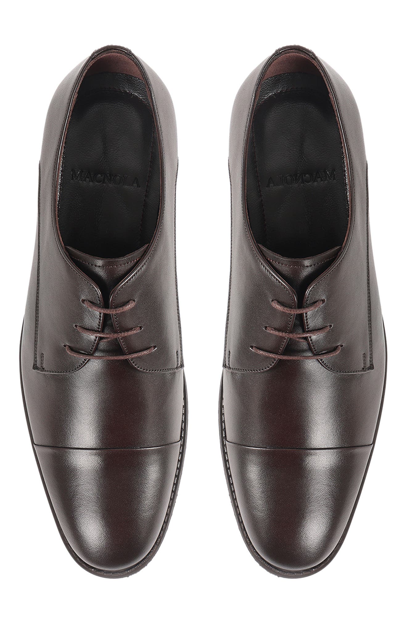 Indiana Cap Toe Derby, Alternate, color, DARK BROWN