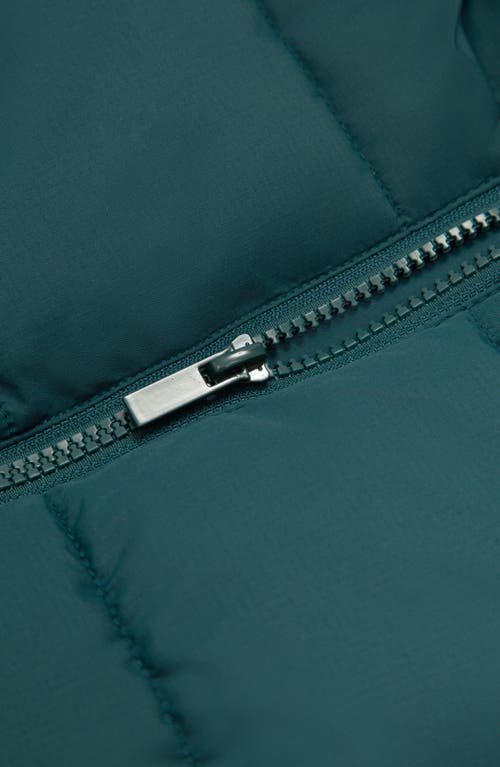 Rokka&rolla Fleece Lined Cloud Hooded Jacket In Blue