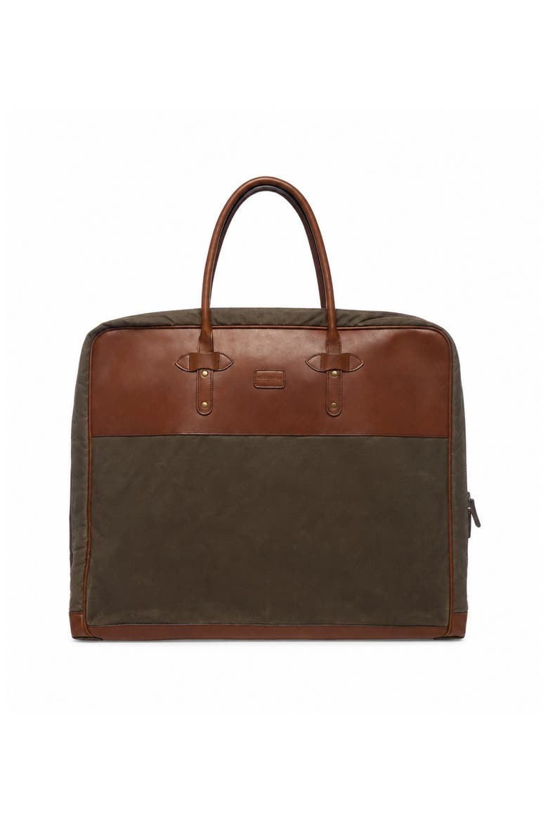 Prescott Waxed Canvas Garment Bag, Alternate, color, Olive