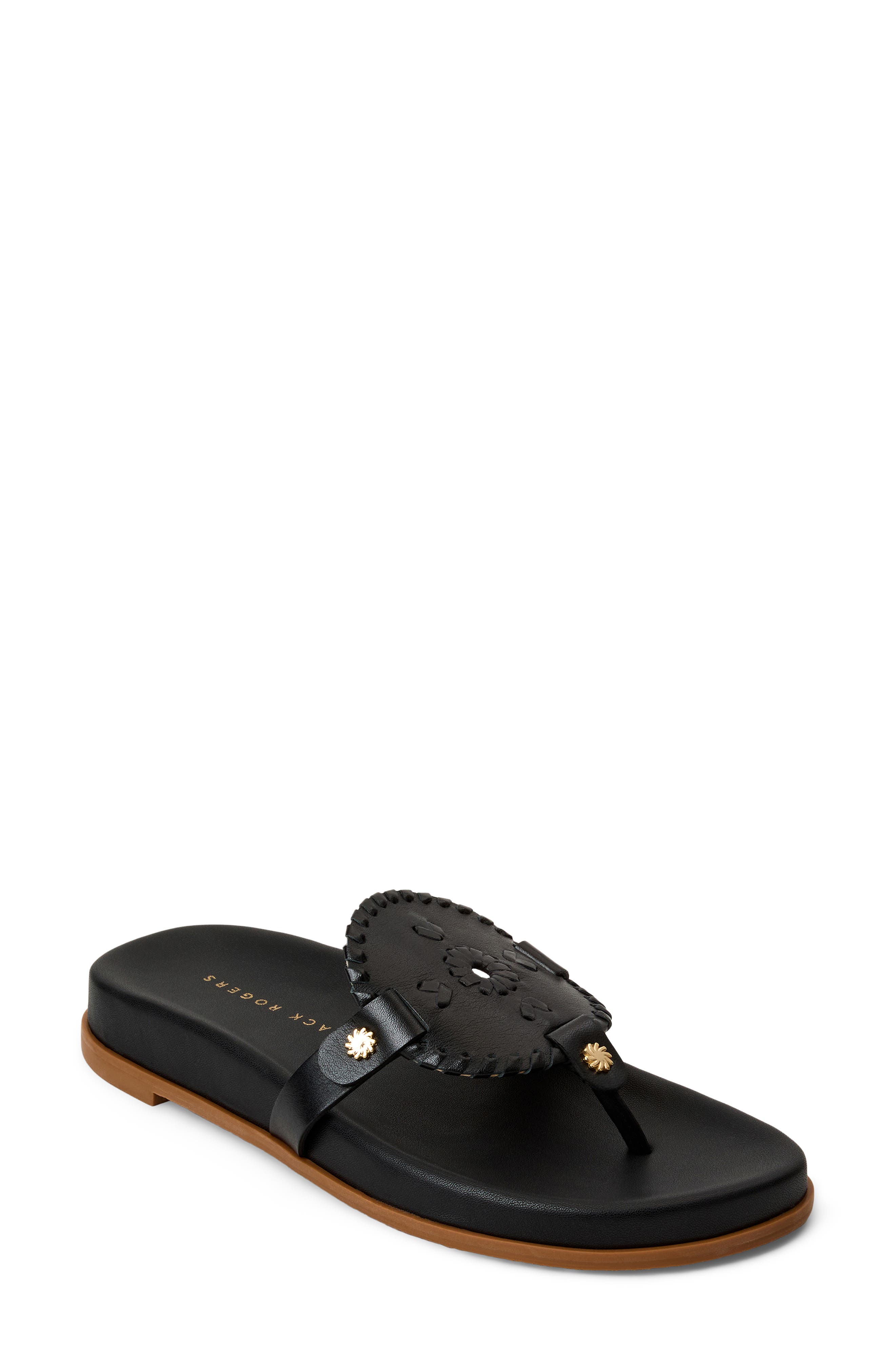 Jack Rogers Collins Sandal, Main, color, Black