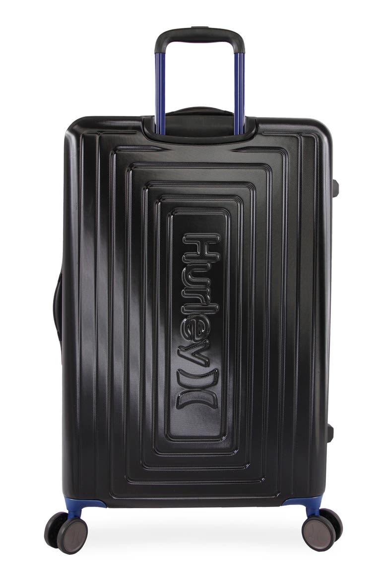 Suki 29" Hardshell Spinner Suitcase, Alternate, color, BLACK/ BLUE