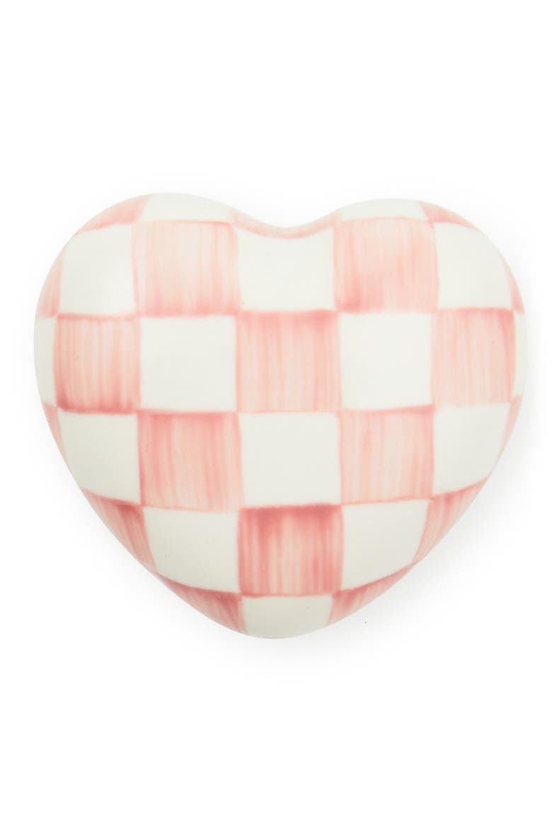 Rosy Check Heart Knob, Main, color, ROSY