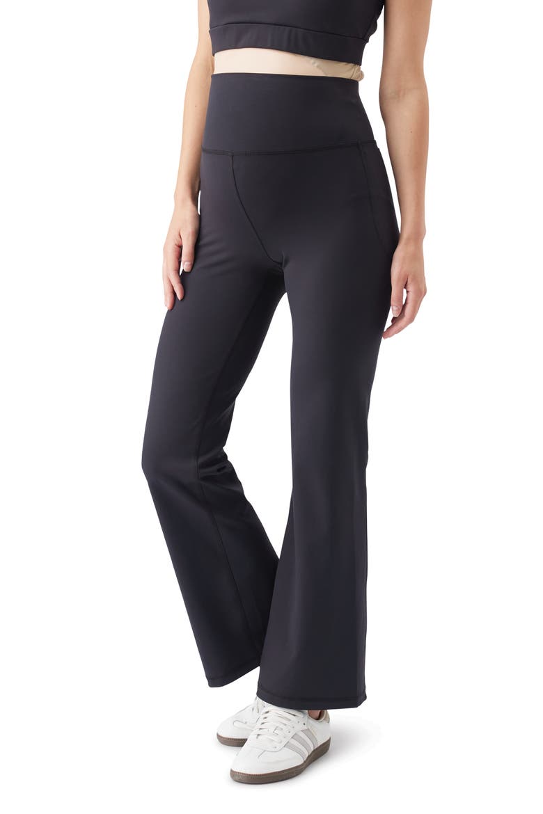Tempo Flare Legging, Alternate, color, Black