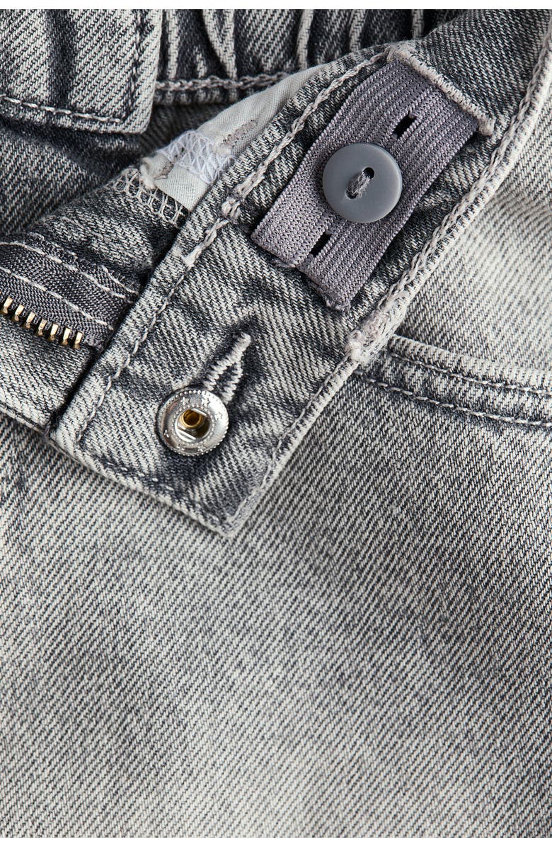 H&M Denim skirt, Alternate, color, Light Denim Gray