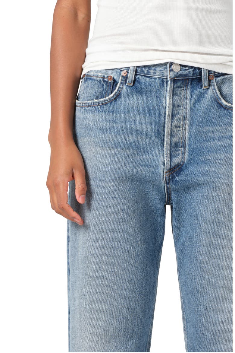 Fran Low Slung Loose Straight Leg Jeans, Alternate, color, REIGN