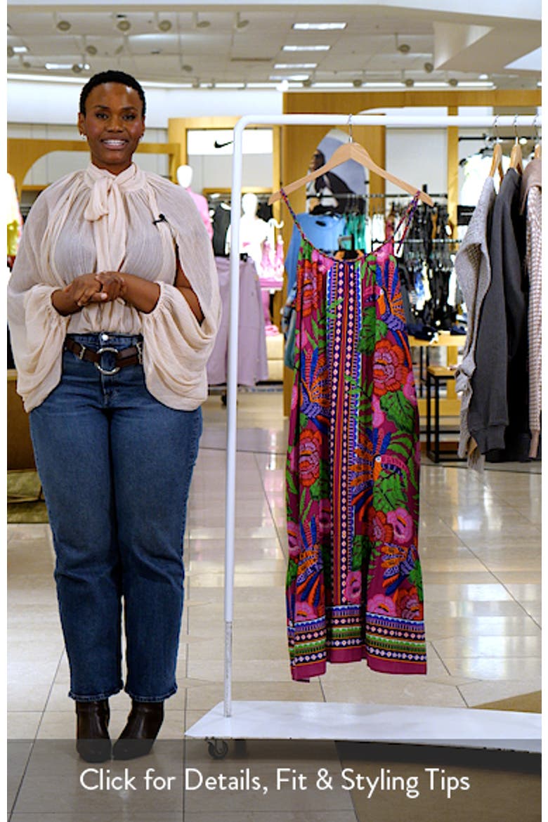 Braid Trim Maxi Dress video