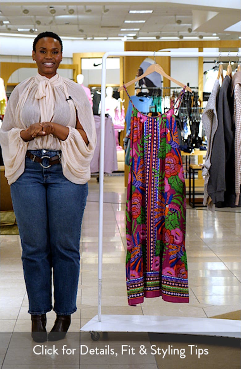 Braid Trim Maxi Dress, sales video thumbnail