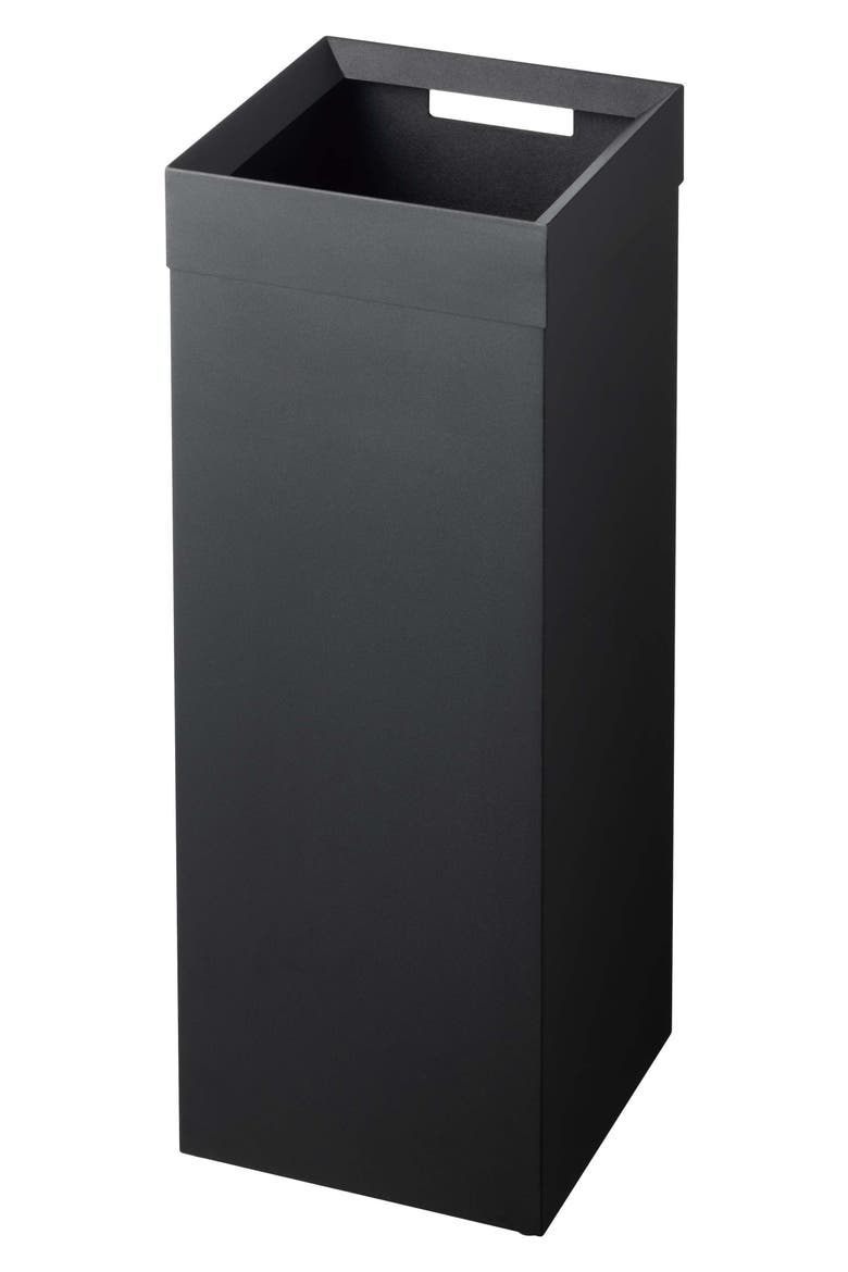 Tall Trash Can, Main, color, BLACK
