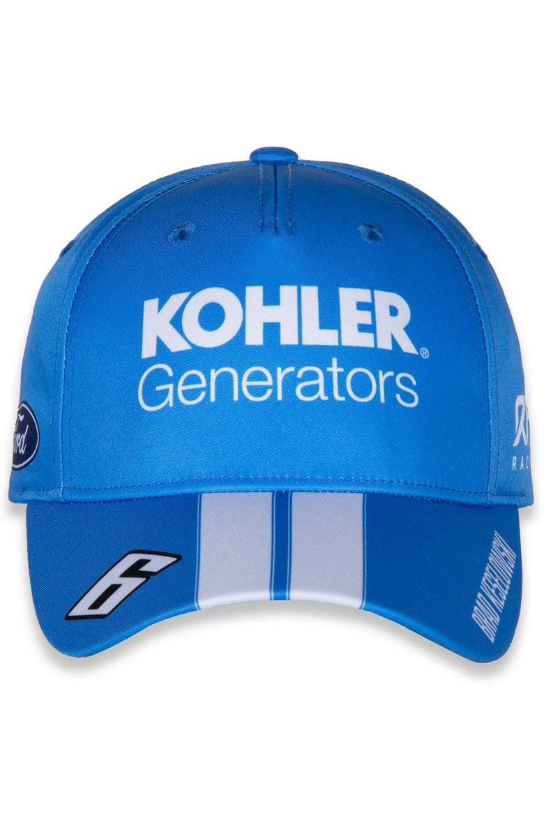 RFK Racing Men's RFK Racing Light Blue/White Brad Keselowski Uniform Adjustable Hat, Alternate, color, Light Blue