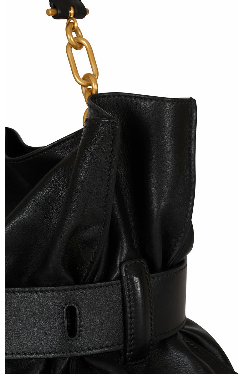 Balmain Medium Anthem Shoulder Bag In Leather, Alternate, color,