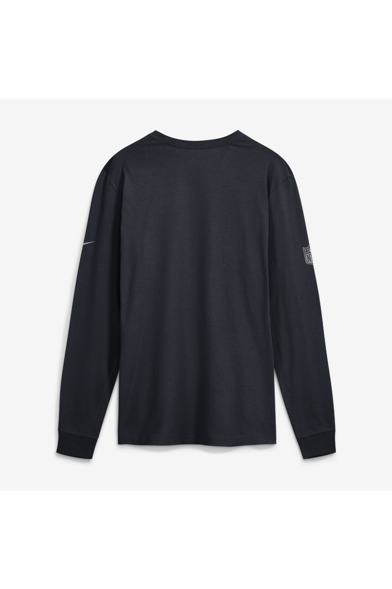 Men's Nike Navy Houston Texans Sideline Bold Arch Star Dri-FIT Long Sleeve T-Shirt, Alternate, color, Navy