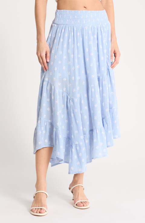 Tiered Asymmetric Skirt