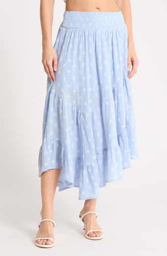 Tiered Asymmetric Skirt