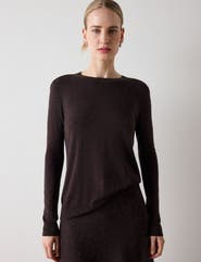 Whistles Annie Sparkle Crew Neck Knit Jumper