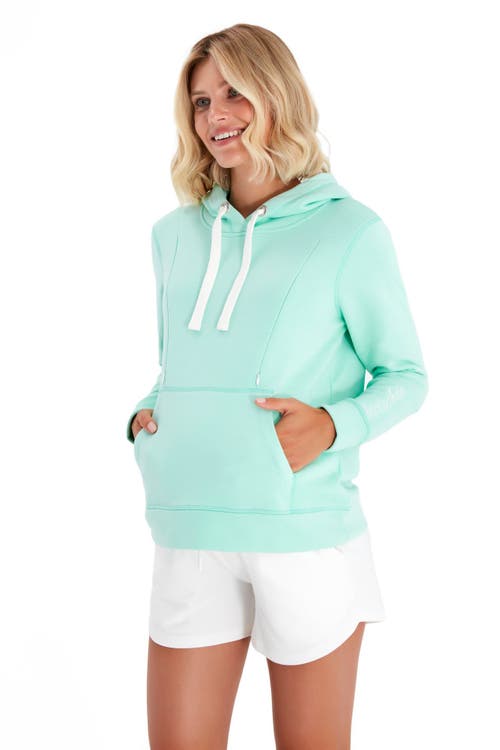 Accouchée Iconic Maternity/nursing Hoodie In Green