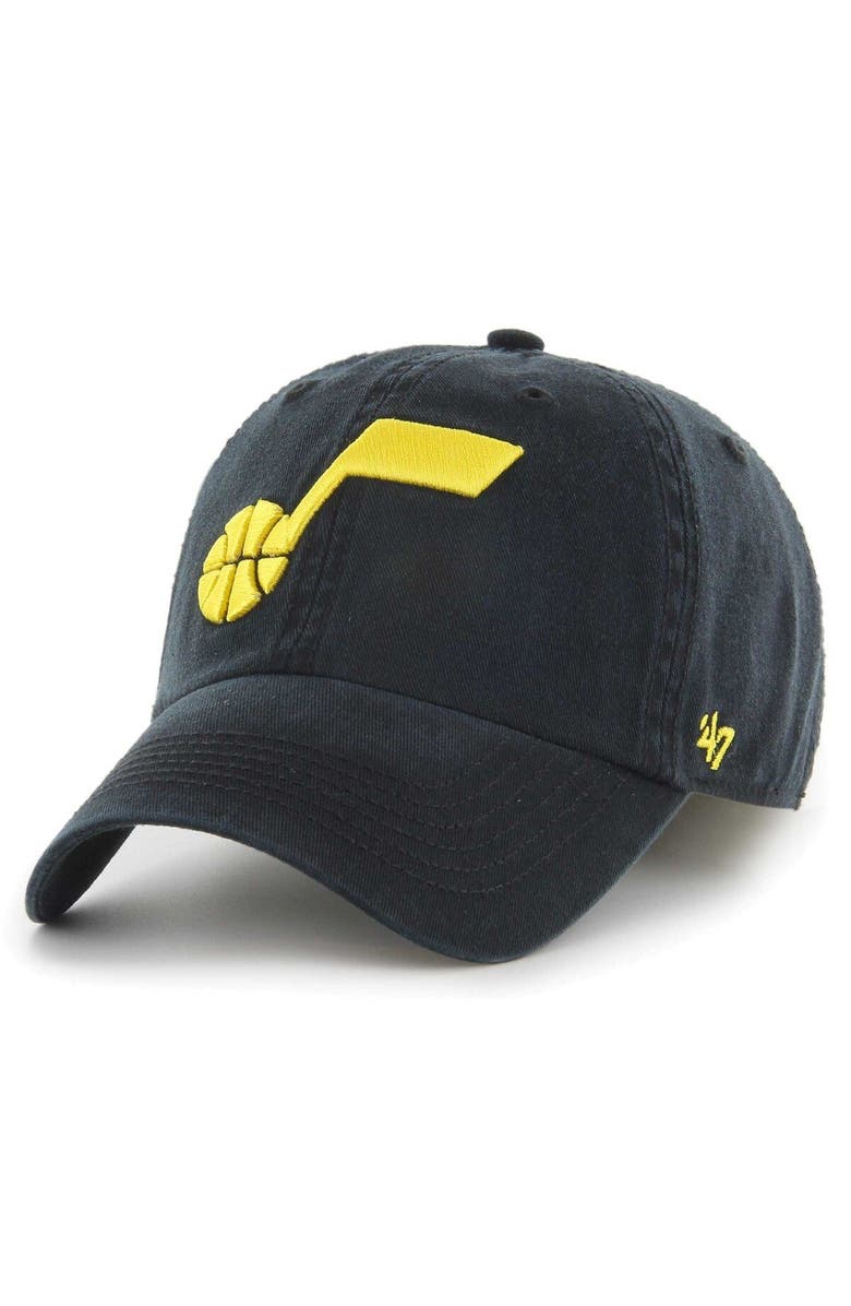 '47 Men's '47 Black Utah Jazz Classic Franchise Fitted Hat, Main, color, Black