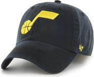 '47 Men's '47 Black Utah Jazz  Classic Franchise Fitted Hat