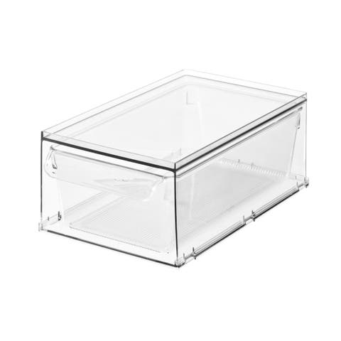 Stackable Storage Drawer for Fridge, Pantry, or Under Kitchen Sink - Clear
